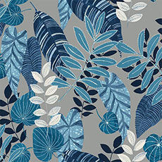 Blue/Silver swatch Frankie Wallpaper