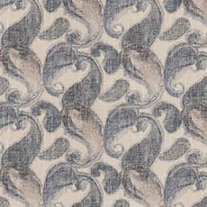 Lanka Indigo (53988): large scale woven pattern swatch Lanka Sienna Fabric