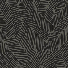 Silver/Black swatch Lush Wallpaper