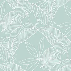 Green/White swatch Tropical Breeze Wallpaper