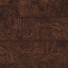 Modern Walnut with Burl (33B): Modern warm grey tone with faux metallic leaf on metal. swatch Clement Bed