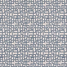 Rhea Blue (60687), dimensional chenille geometric swatch Rhea Gray Fabric By the Yard