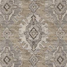 Sierra Mushroom (45651): chunky chenille medallion swatch Sierra Bayleaf Fabric By the Yard