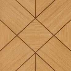 Honey with Walnut Inlay (502) swatch Andie Dining Table