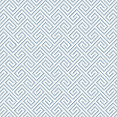 Blue swatch Darcy Maze Wallpaper