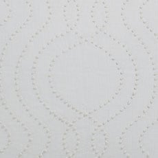 White swatch Knotted Ogee Pillow