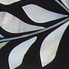 Black swatch Rosalie Round Mirror