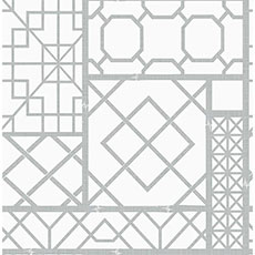 Light Gray swatch Dynasty Wallpaper