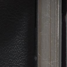 Black/Silver swatch Lennox Leather Floor Mirror