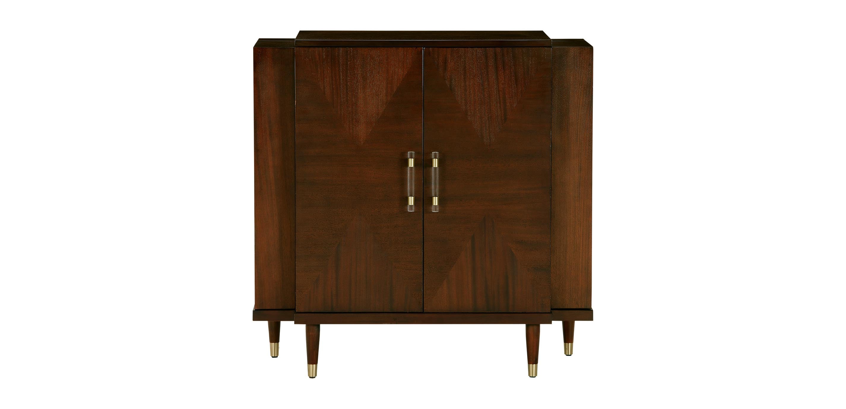 【高級輸入家具】Ethan Allen アンティークチェスト 2段　引出し Armour Midcentury-Modern Bar Cabinet | Ethan Allen Bar Cabinets
