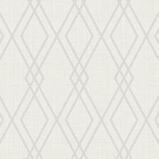 White swatch Deirdre Wallpaper