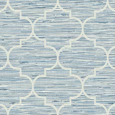 Blue swatch Terese Textured Wallpaper