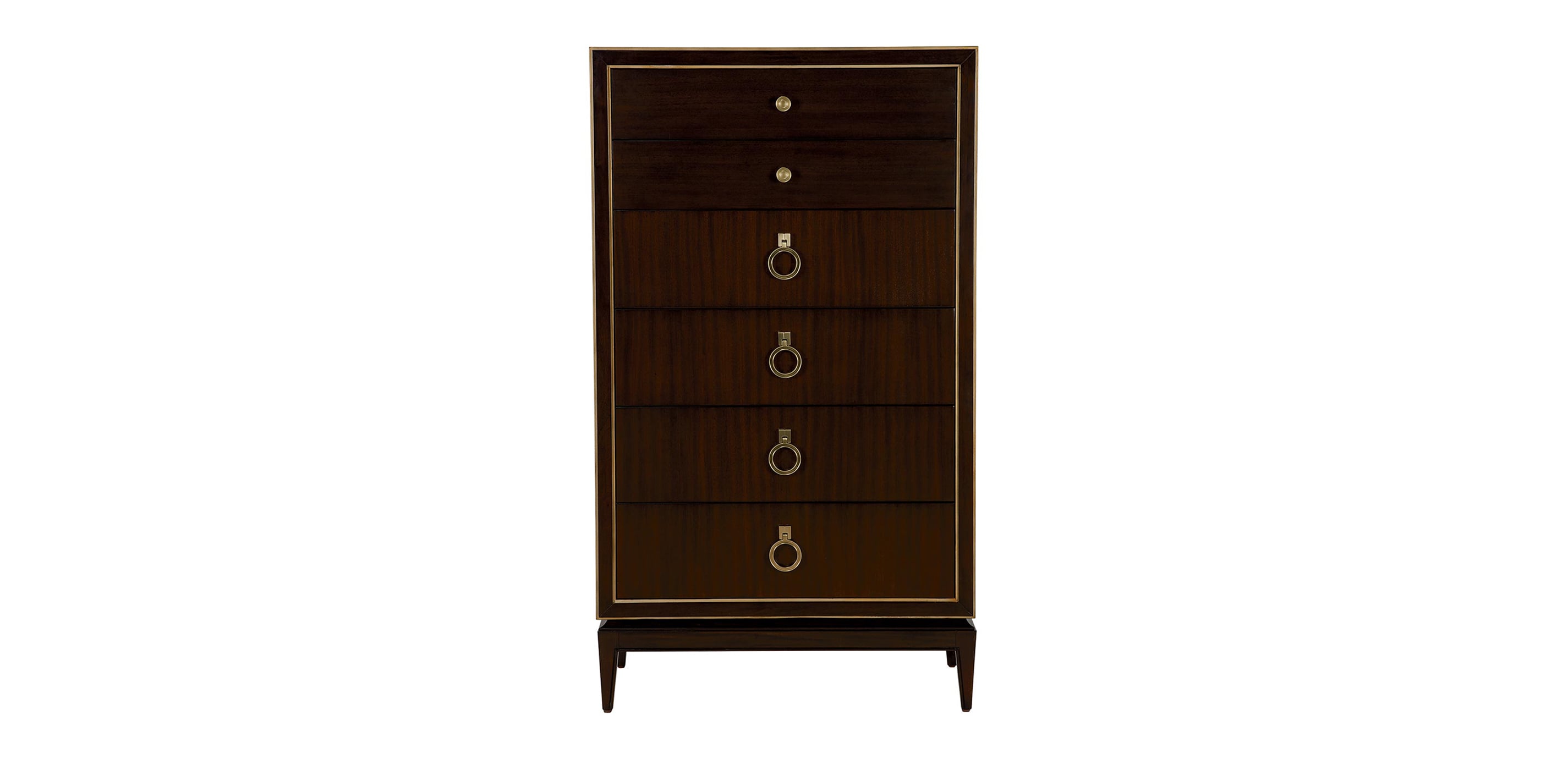 Powell Tall Wood Dresser | Solid Wood Tall Dresser | Ethan Allen