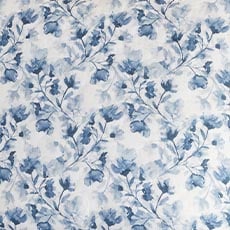 Blue swatch Watercolor Floral Euro Sham