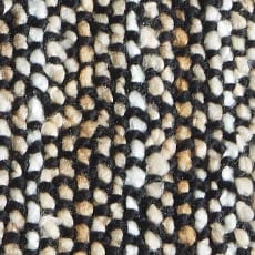 Black/Tan swatch Nicola Woven Throw