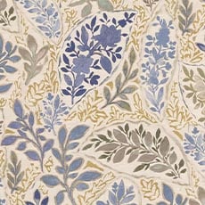 Josie Blue (31787): transitional printed Floral, Botanical swatch Josie Sorbet Fabric By the Yard