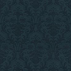 Contessa Indigo (63388): traditional chenille pattern swatch Contessa Jasper Fabric