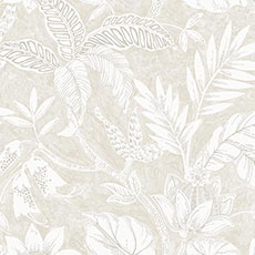 White swatch Florence Wallpaper