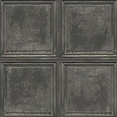 Silver swatch Antique Door Wallpaper