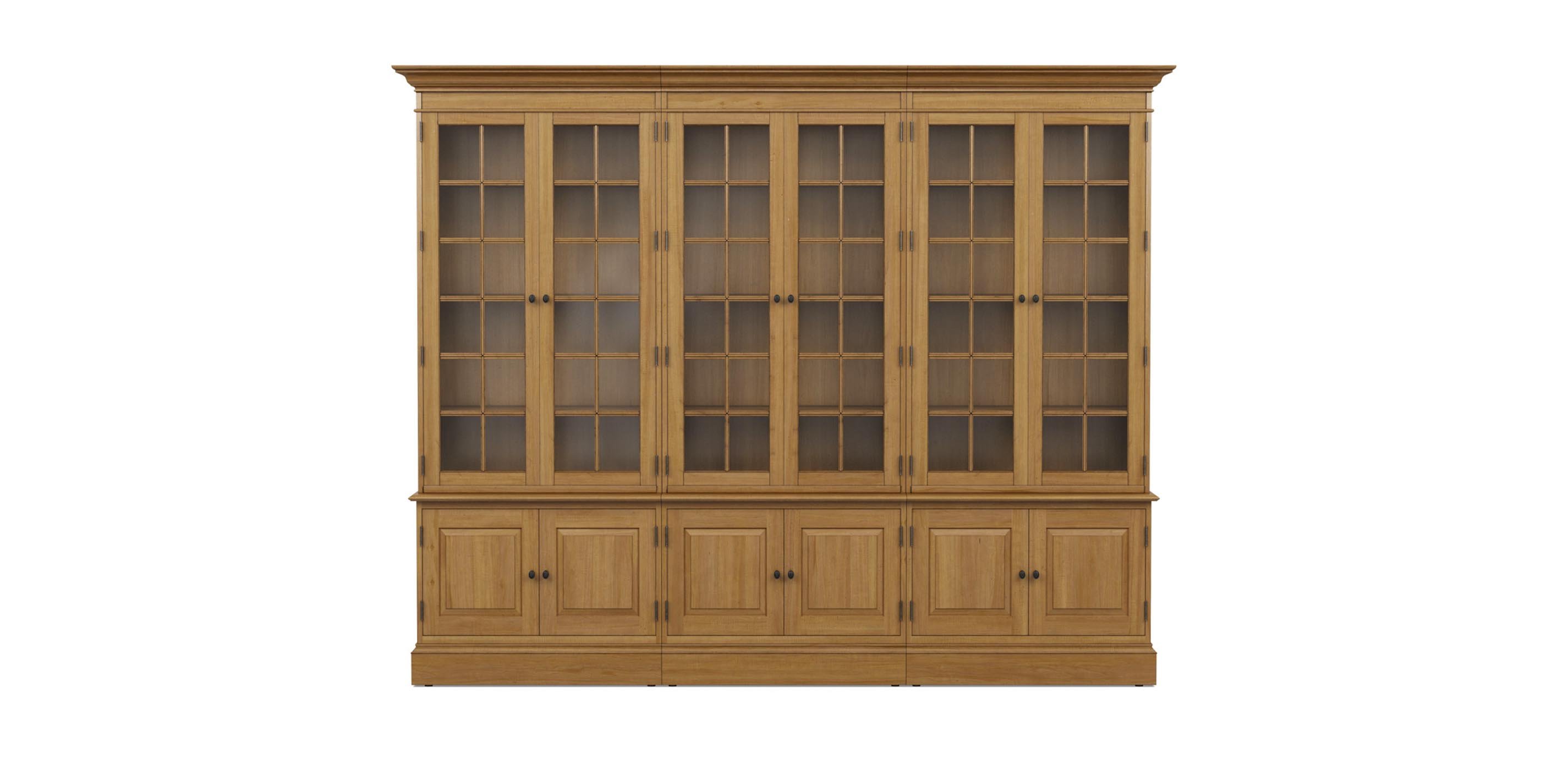 Villa Triple Library Bookcase | Triple-Wide Bookcase | Ethan Allen