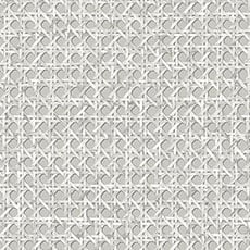 Gray swatch Caned Wallpaper
