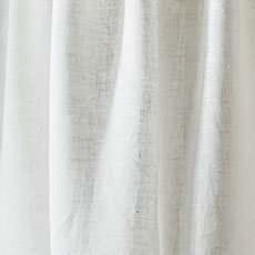 Ivory swatch Sheer Linen Drapery Panel
