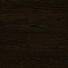 Burnt Umber (484): Cool dark brown stain with black undertones, lightly distressed, satin sheen. swatch Malin Buffet