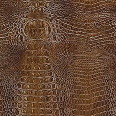 Bayou Copper (L7067) Leather: textured embossed leather swatch Bayou Leather