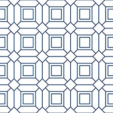 White/Blue swatch Locked In Wallpaper