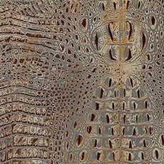 Bayou Latte (L7076) Leather: textured embossed leather swatch Bayou Mica Leather