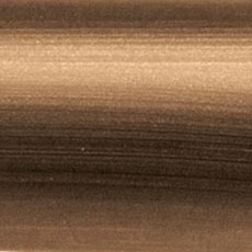 Rich Gold swatch Metal Twist Finial Hardware Set