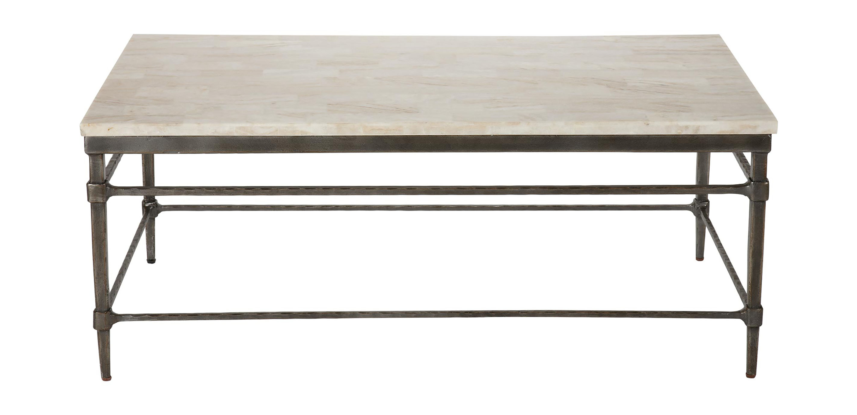 Vida Stone-Top Coffee Table | Coffee Tables | Ethan Allen
