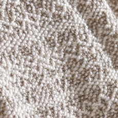 Pearl and pewter swatch Woven Throw