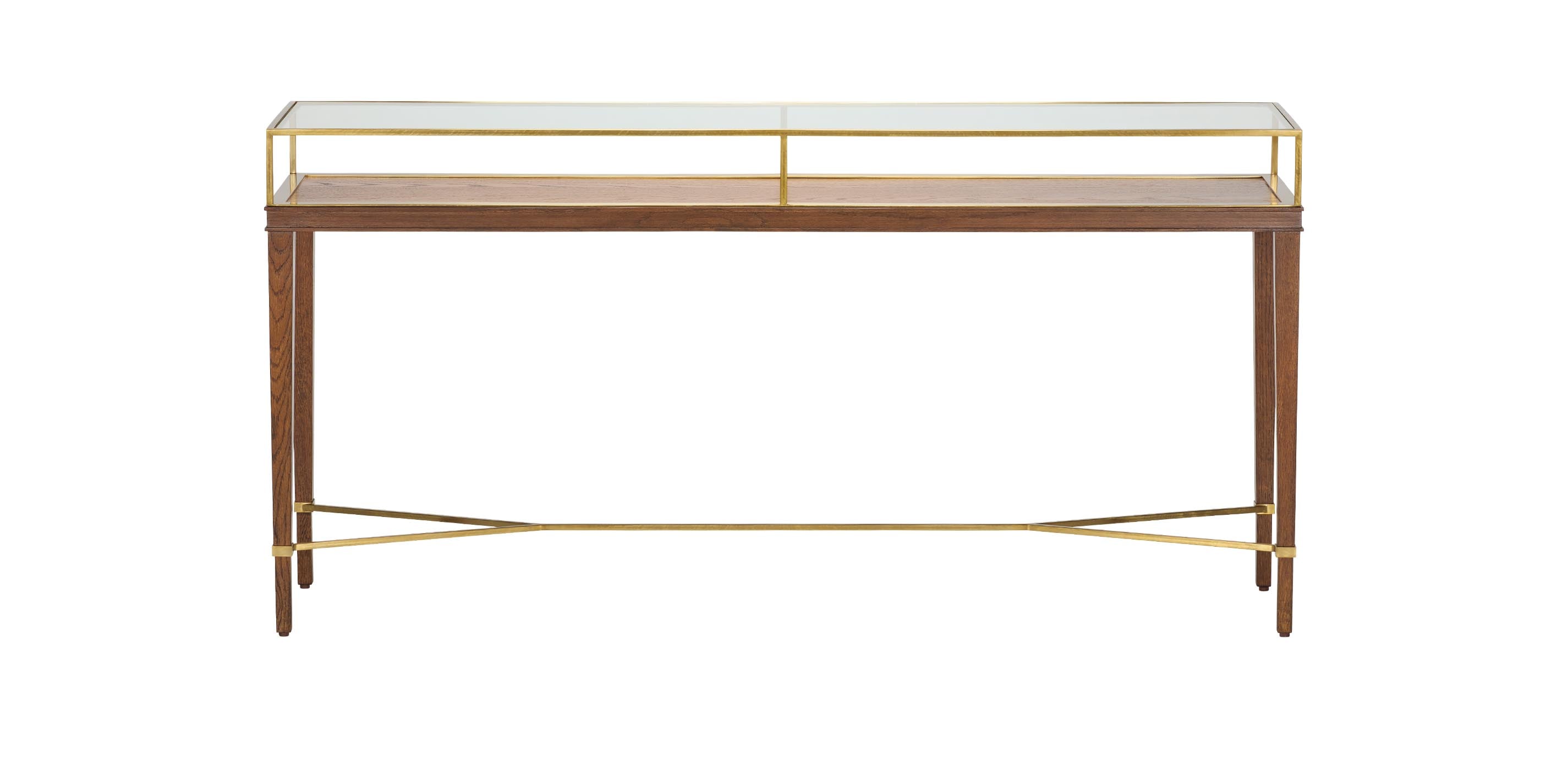 Nadia Shadow Box Console Table : Curio Console | Ethan Allen