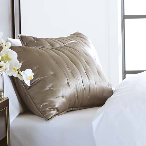 Washed Silk Sham, Taupe Product Thumbnail