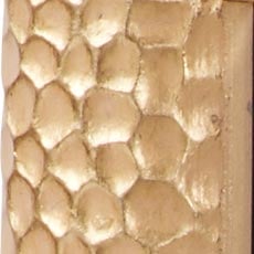 Gold swatch Valentina Wood-Frame Wall Mirror