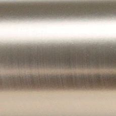 Brushed Nickel swatch Acrylic Block Finial Hardware Set