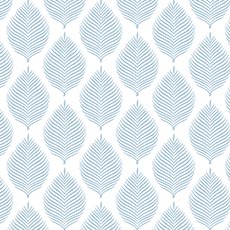 Blue/White swatch Jaipur Block-Print Wallpaper