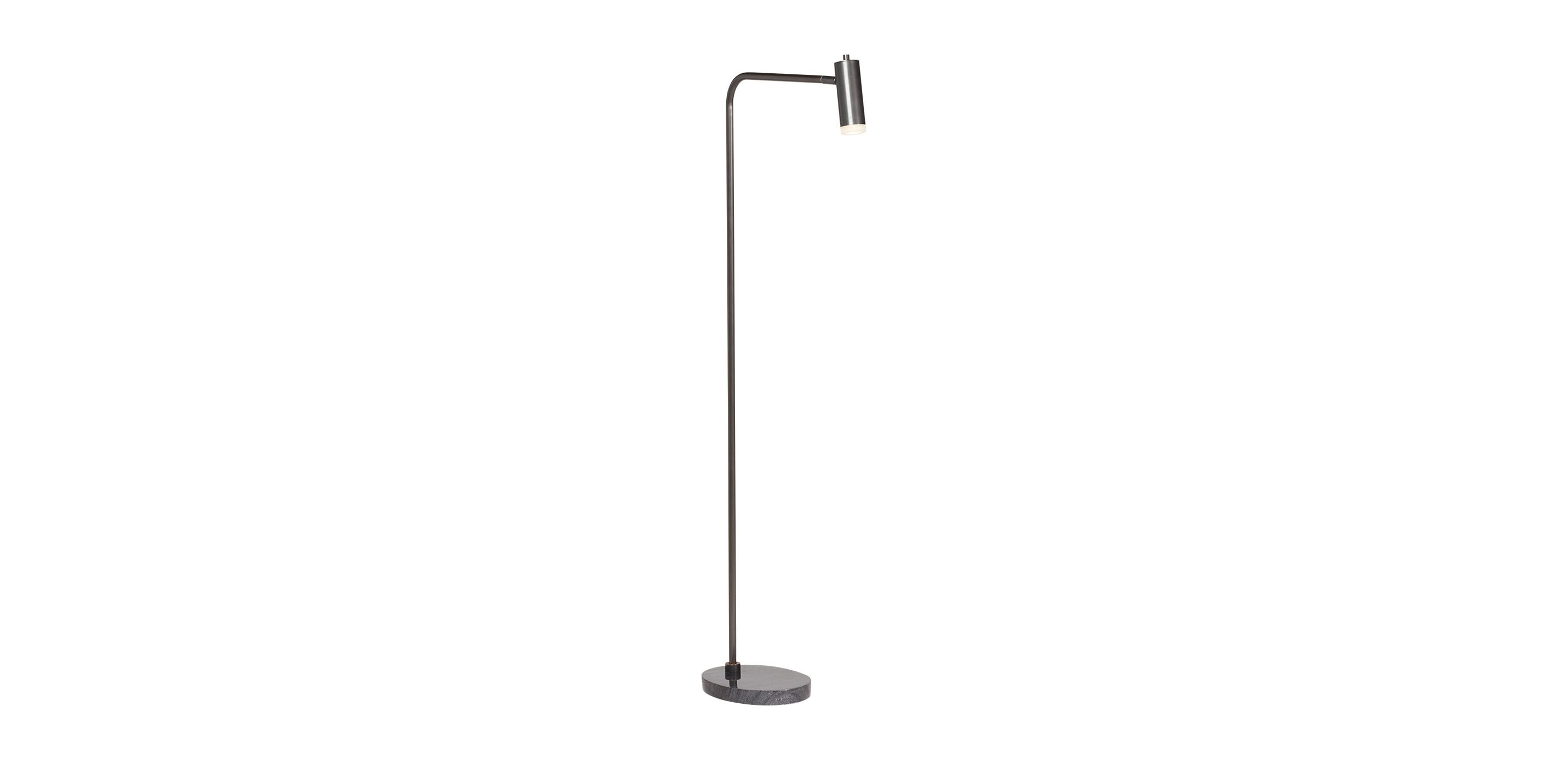 Denten LED Standing Adjustable Floor Lamp | Ethan Allen