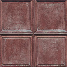 Red swatch Antique Door Wallpaper