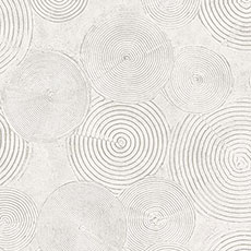 Gray swatch Circular Jetty Wallpaper