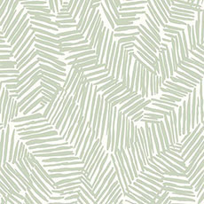 Green/White swatch Lush Wallpaper