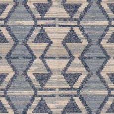 Navin Indigo (29688): chunky woven global swatch Navin Straw Fabric