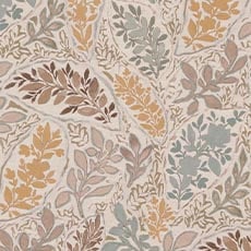 Josie Honey (31746): transitional printed Floral, Botanical swatch Josie Sorbet Fabric By the Yard