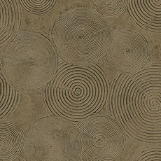 Taupe swatch Circular Jetty Wallpaper