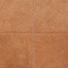 Beige swatch Cowhide Patchwork Pillow
