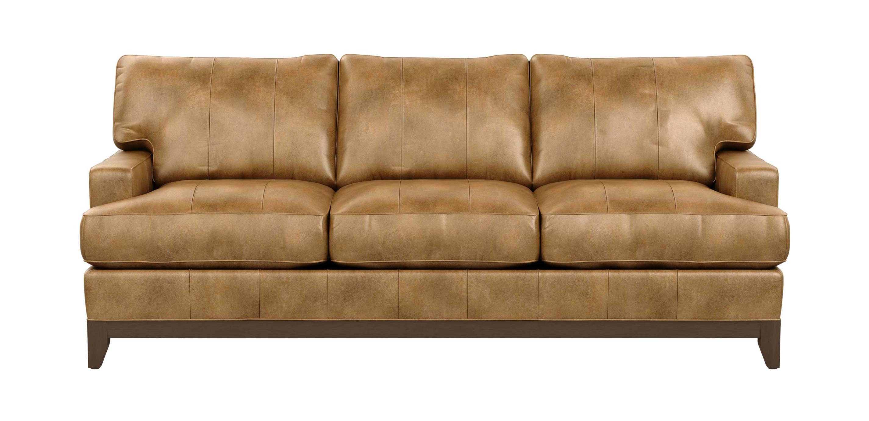 Arcata Leather Three Seat Sofa Ethan Allen Canada