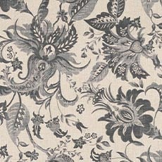 Davinca Charcoal (32354): large scale woven pattern swatch Davinca Sage Fabric