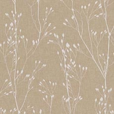 Laynie Linen (72939): whimsical woven floral swatch Laynie Mineral Fabric By the Yard