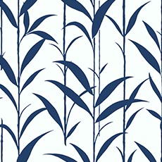 Dark Blue swatch Gloria Floral Wallpaper